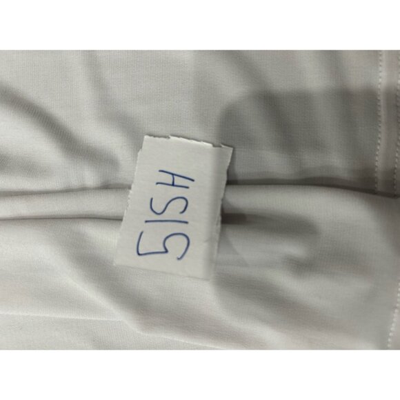 Serengeti Womens Plus Size V Neck Pleated Blouse 4X Polyester Spandex White Top - Picture 8 of 10